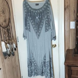 Holy Clothing 3X Renaissance Maxi Dress
